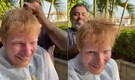 Ed Sheeran gets an unexpected ‘champi’ massage in Chennai leaving fans in splits