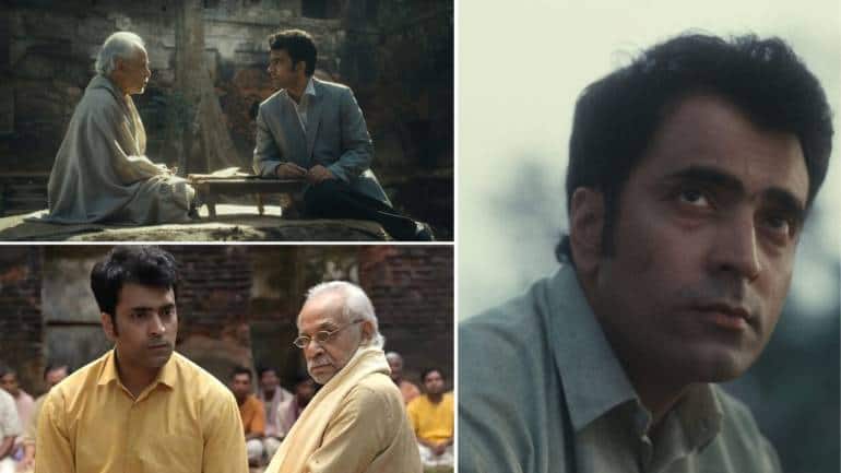 Abir Chatterjee and Dhritiman Chatterjee in stills from The Puppet's Tale.