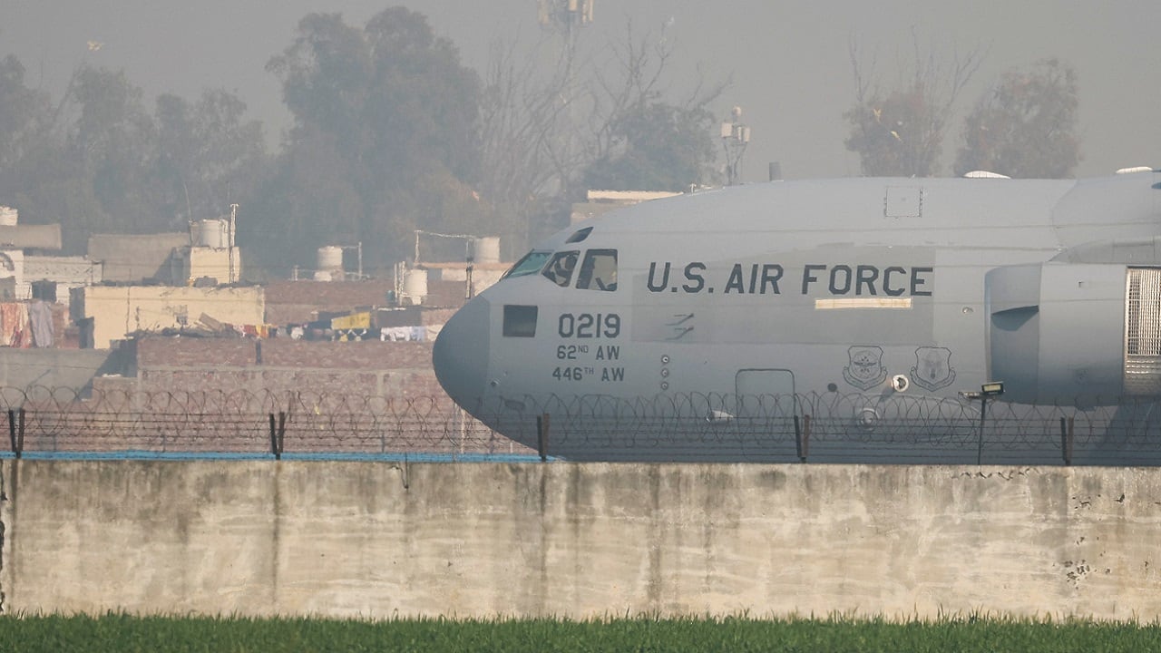 US Deports 205 Indian Nationals; Amritsar receives flight.