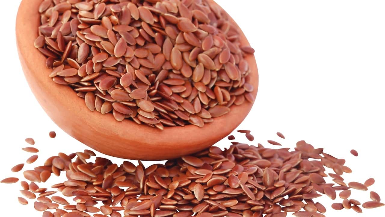 Flaxseeds: To support hormonal balance you can add flaxseeds to your diet. These seeds are rich in lignans, plant compounds that have an estrogen-like effect on the body. “They are good for women dealing with hormonal fluctuations during menstruation, menopause, or conditions like PCOS. Also, these are high in fibre and omega-3 fatty acids, which support heart health and digestion” says Dr. Bansal (Image: Canva)