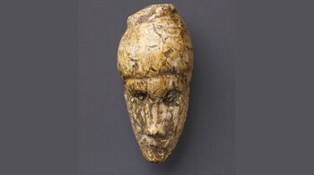 26,000-Year-Old Carved Portrait Head Offers Glimpse of Prehistoric Life (Image: Social Media)