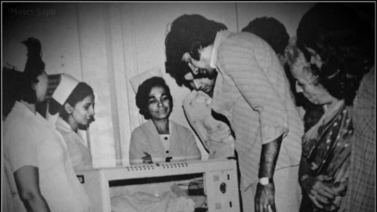 Amitabh Bachchan shares nostalgic picture of son Abhishek Bachchan on his birthday, says "Time has flown by..."