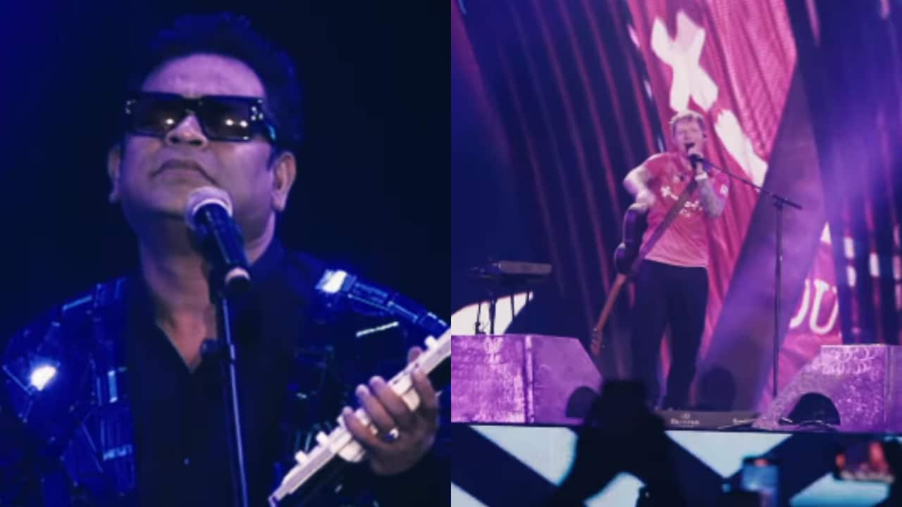 Ed Sheeran and AR Rahman ignite Chennai concert with epic Mashup of Shape of You and Urvasi Urvasi