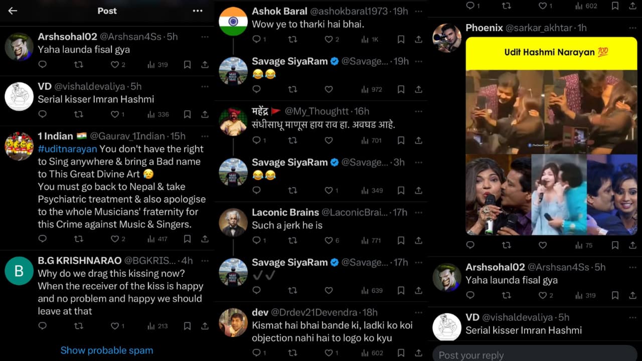 Udit receives backlash from fans