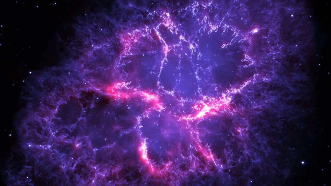 Crab Nebula: The Crab Nebula, or M1, is a stunning supernova remnant formed from a star explosion recorded in 1054 AD. Located 6,500 light-years away, its filaments of gas and dust expand outward, powered by a rapidly spinning neutron star. The nebula's dynamic, glowing structure continues to captivate astronomers worldwide. (Image: NASA)