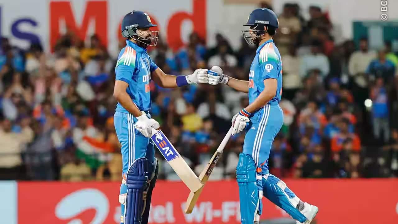 India vs England 1st ODI Highlights IND win by 4 wickets Shubman Gill slams 87 Shreyas