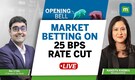 Live: RBI Policy To Chart Direction; Can A Rate Cut Push The Nifty Above 24,000? |Opening Bell