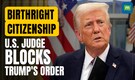 Trump accused of ignoring rule of law to curb birthright citizenship by U.S. judge | N18G