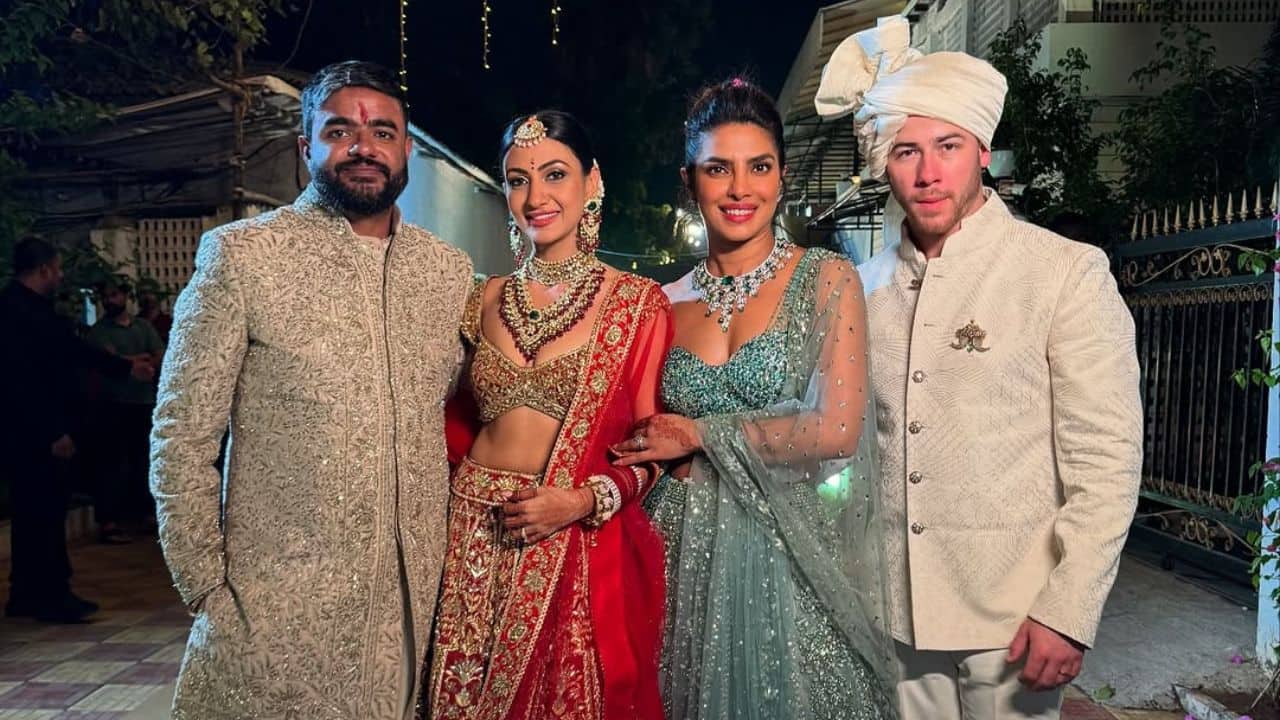 Priyanka Chopra shares glimpses from her brother Siddharth's wedding, does the gath bandhan and other rituals, see