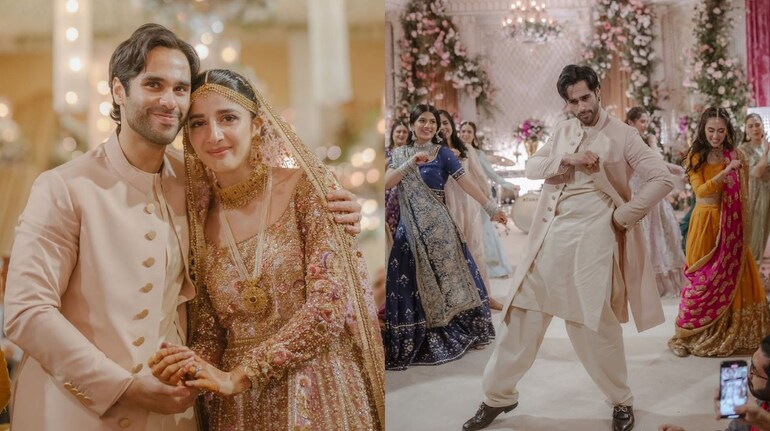 Mawra Hocane's husband Ameer, sister Urwa Hocane and guests dance to  Bollywood songs at their Wedding, watch