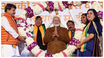 The BJP started to gain confidence with the PM himself leading from the front to motivate the party workers