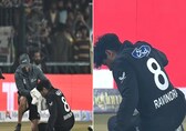 Watch: New Zealand star Rachin Ravindra rushed off field after freak face injury during match against Pakistan