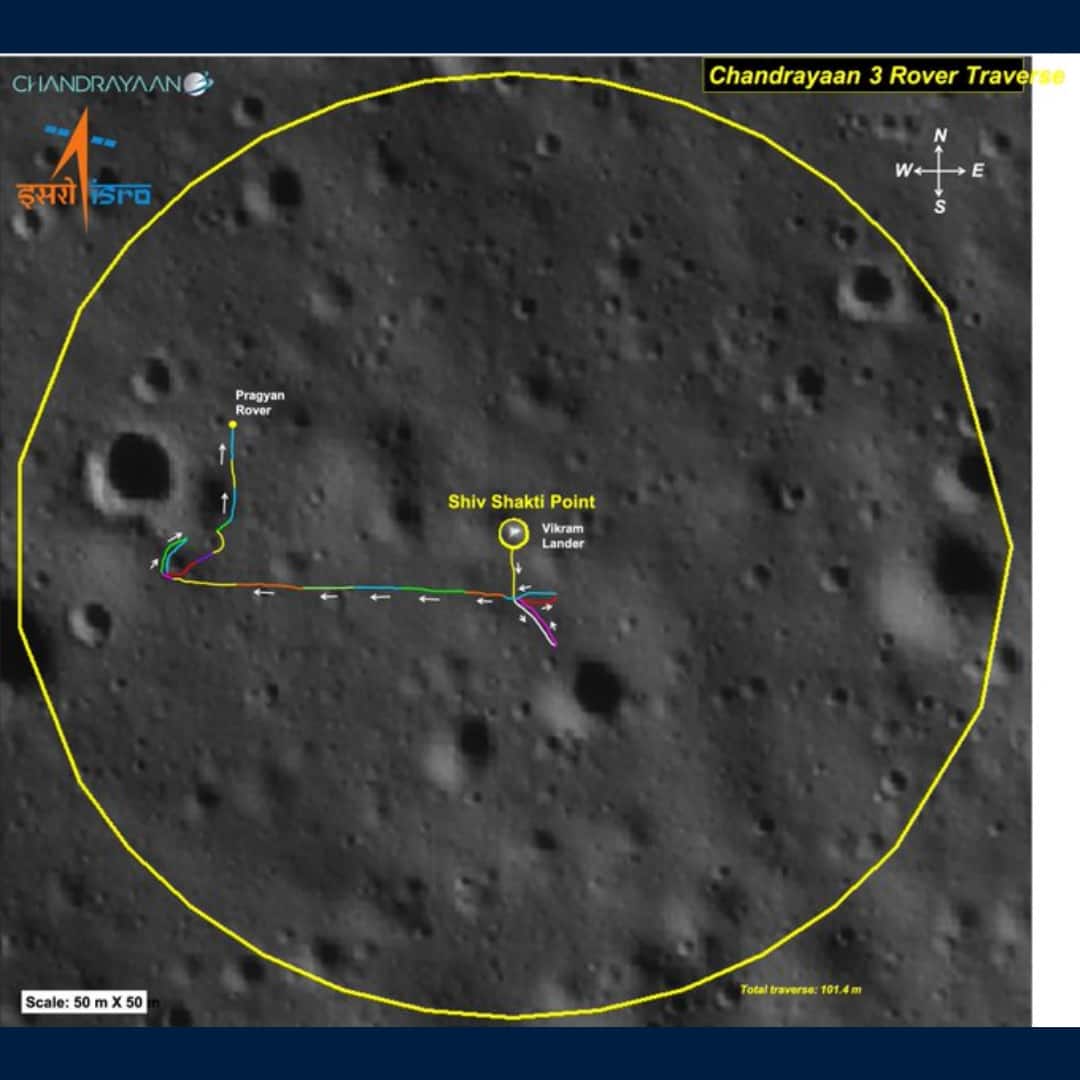 Chandrayaan 3 landing site (Image: ISRO)