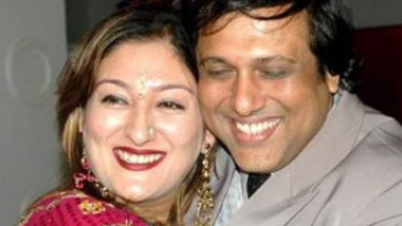 Govinda with wife Sunita