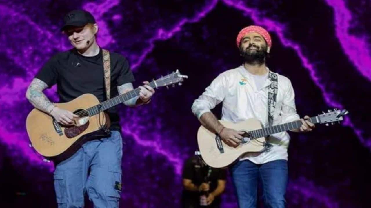 Watch: Arijit Singh takes Ed Sheeran on a scooter ride in his hometown