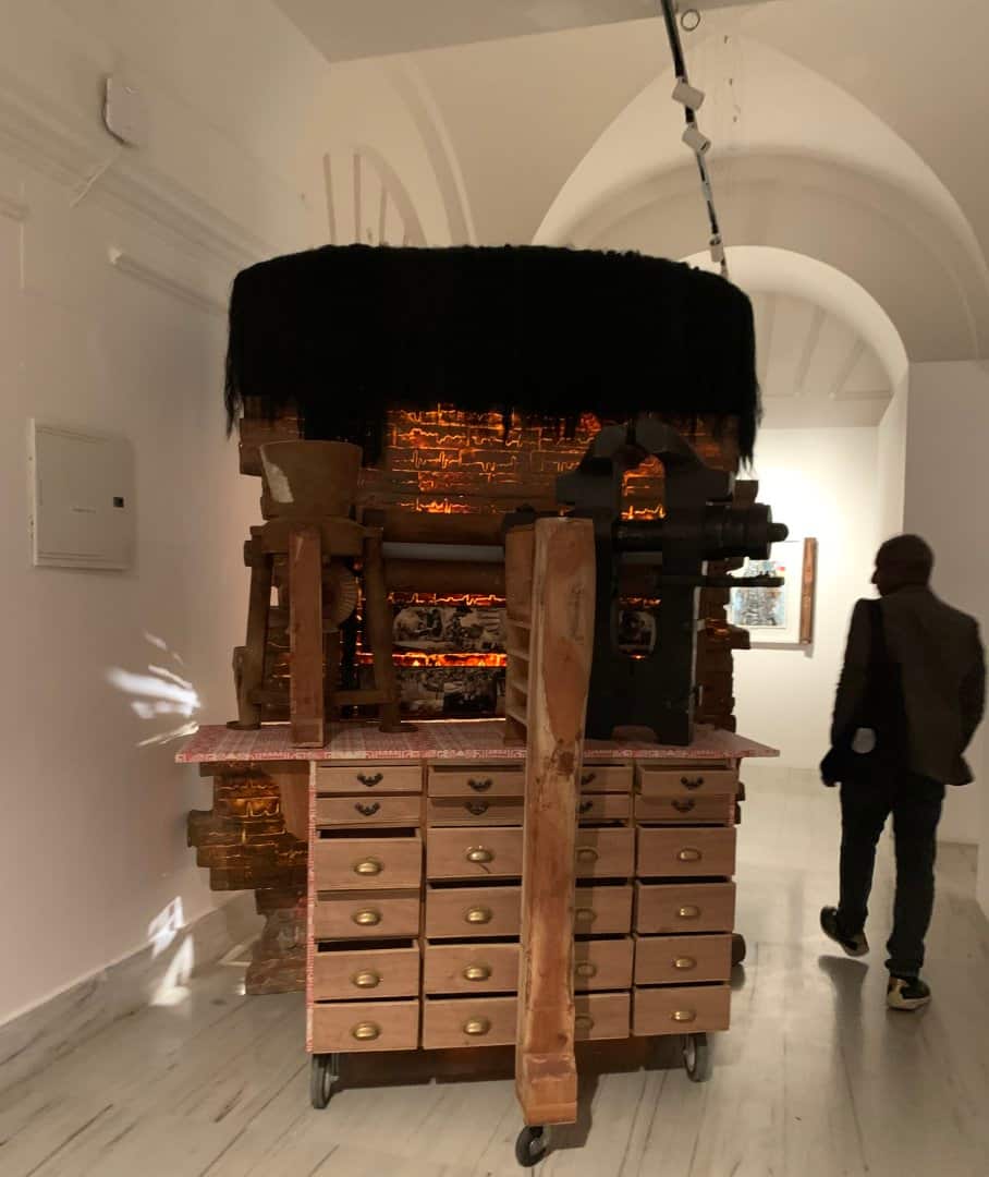 The Museum as a site is where I try to mobilise people of different origins and places with similar situations. That's why 'the Bahujan Syndicate'. This joins the East to the West without frontiers