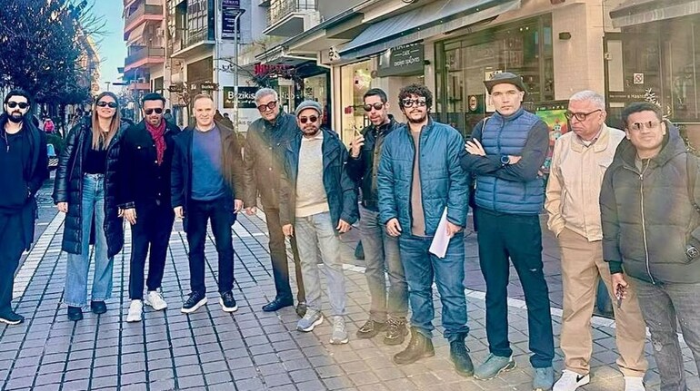 Boney Kapoor in Greece