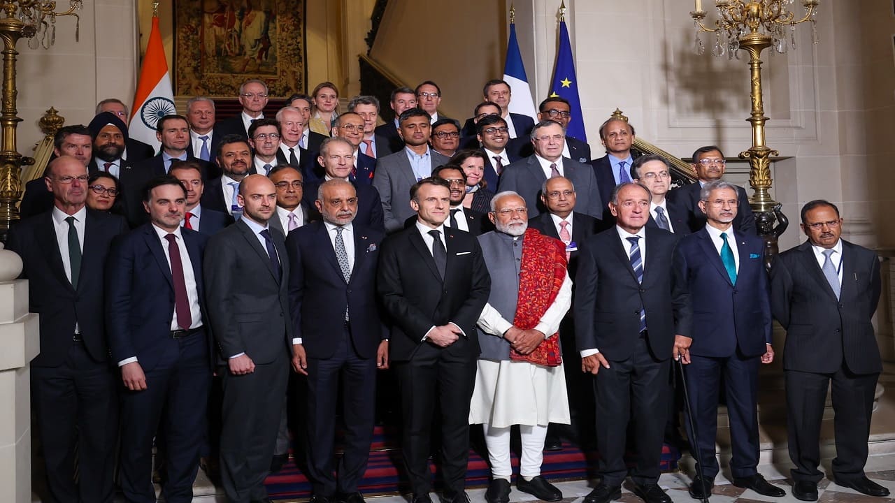 PM Modi pays tribute to Veer Savarkar in Marseille; invites French investments to India