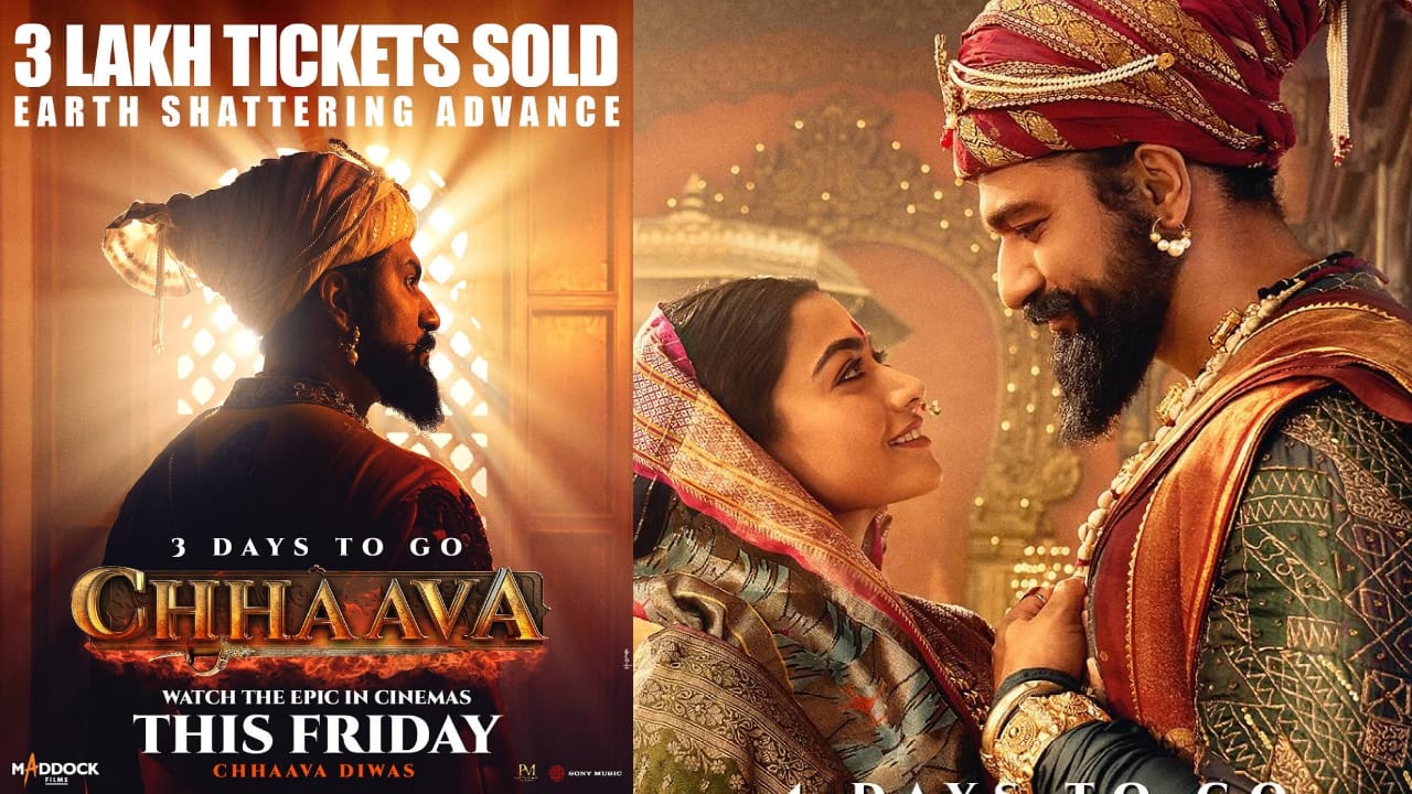 Chhaava: Vicky Kaushal’s film sells over 3 lakh tickets in advance bookings