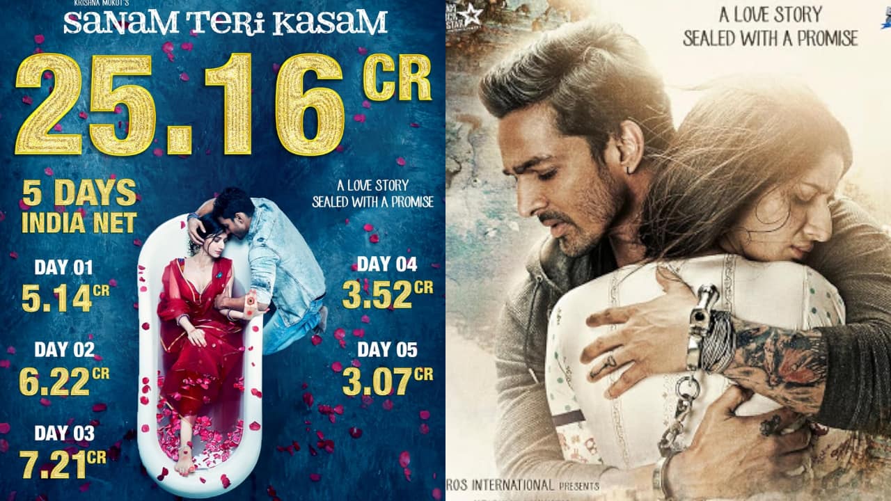 Sanam Teri Kasam re-release earns Rs 25.16 crore in five days at the box office