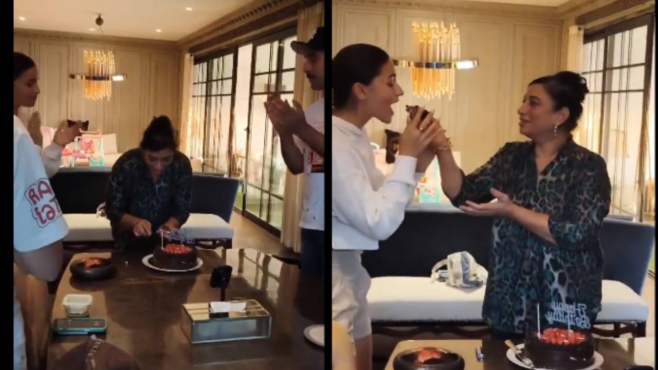 Alia Bhatt and Ranbir Kapoor celebrate their househelp's birthday, watch video