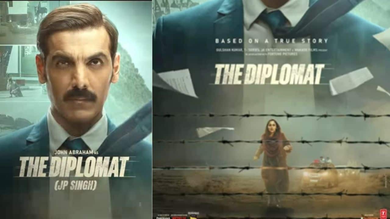 John Abraham and Sadia Khateeb takes on Uzma Ahmed's story in The Diplomat; watch motion poster now