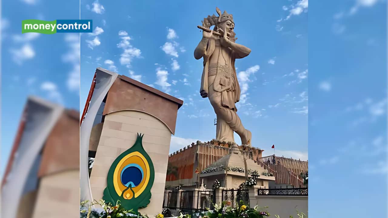 India's Tallest Lord Krishna Statue: Standing Tall at 108-ft, a Marvel at Yamuna Expressway - Read more here