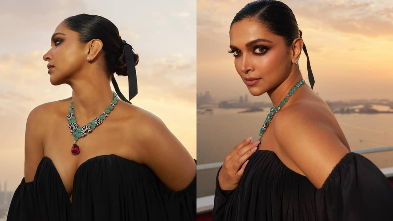 Deepika Padukone shines in Cartier’s 63.76 Carat Rubellite necklace at Dubai high jewellery event, read to know its price