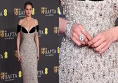 Selena Gomez's 18k white gold engagement ring steals the spotlight at Bafta 2025, wears custom Schiaparelli gown
