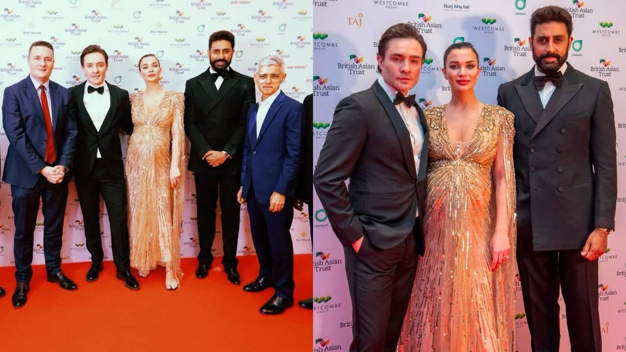 Abhishek Bachchan joins Amy Jackson, Ed Westwick at British Asian Trust Gala dinner in London