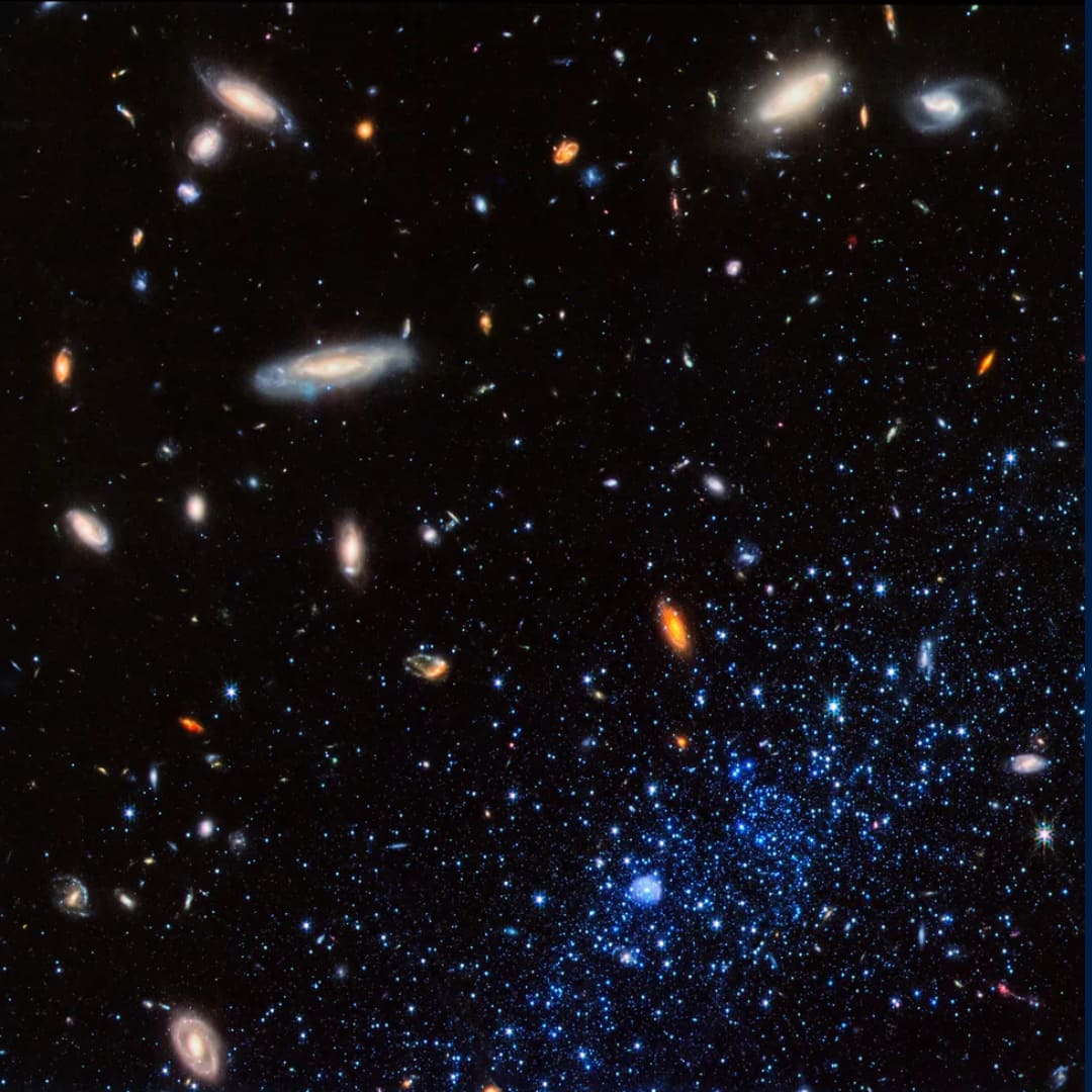 The James Webb Space Telescope's photograph of the Leo P dwarf galaxy. (Image: NASA/ESA)