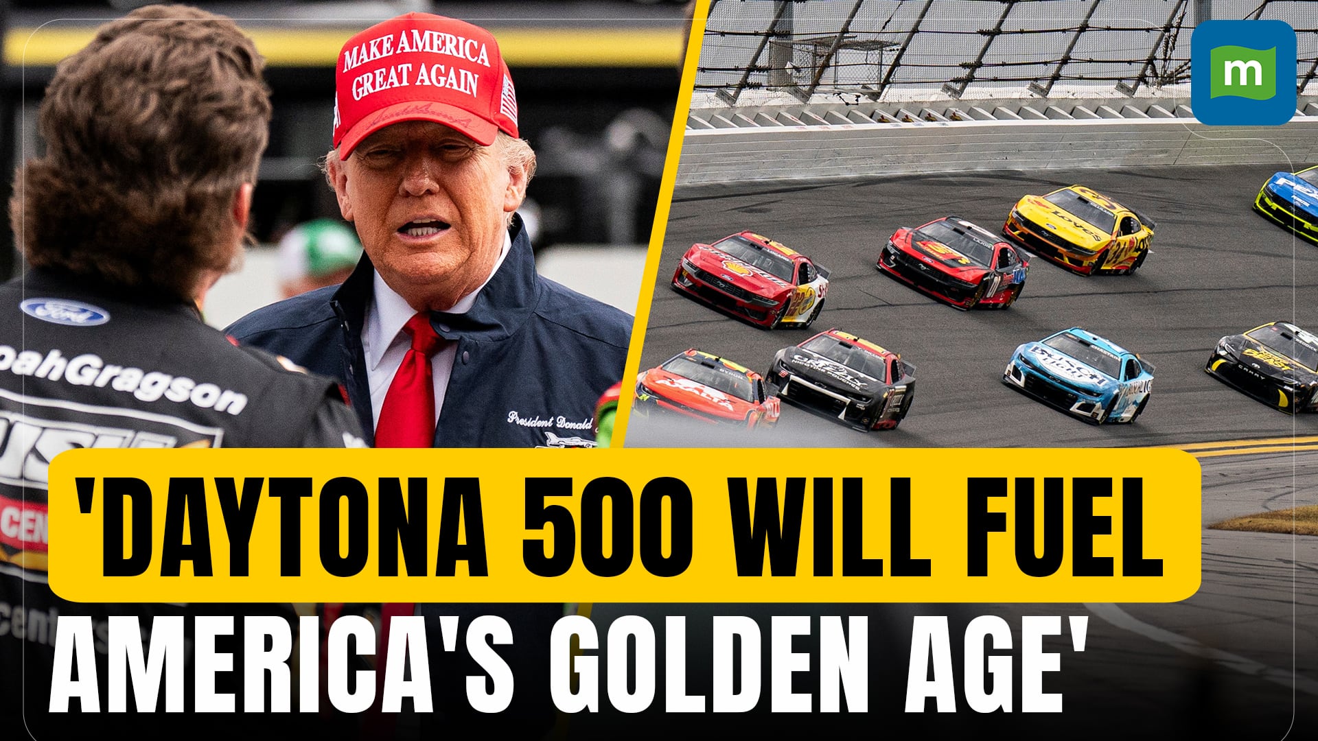 Trump attends NASCAR Daytona 500, takes ride around racetrack | N18G