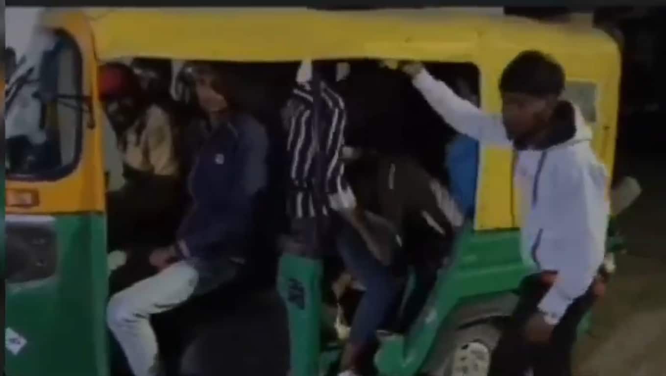 Watch: One auto, 19 passengers – Jhansi's traffic violation goes viral