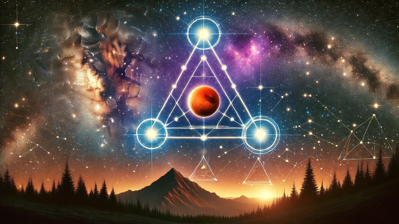 The 'Mars Triangle' meets the 'Winter Triangle' in the night sky: How to witness this beautiful celestial event