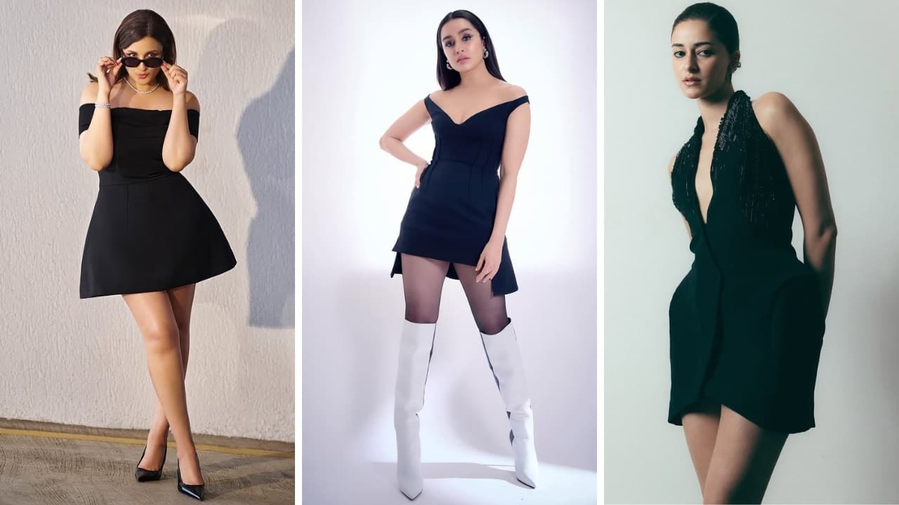 From Parineeti Chopra to Khushi Kapoor and others, these little black dresses will help you steal the spotlight