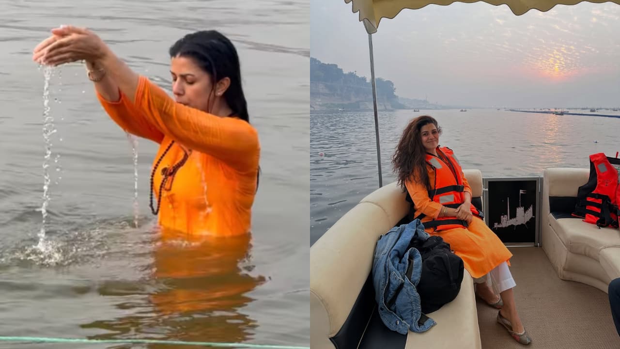 Nimrat Kaur takes a holy dip at Maha Kumbh Mela, says, "Words fail me to describe this experience"