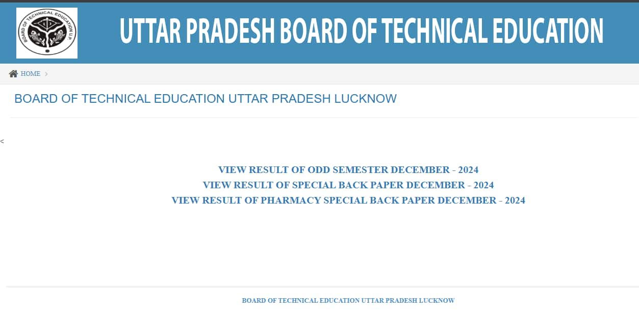 BTEUP Odd Semester Result 2025 declared @ bteup.ac.in, direct link here