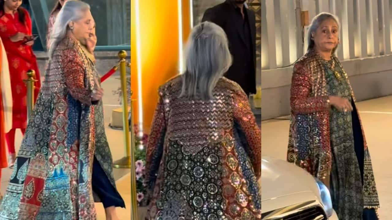 Jaya Bachchan refuses to pose at Aadar Jain and Alekha Advani’s Mehendi ceremony despite paps request, watch video