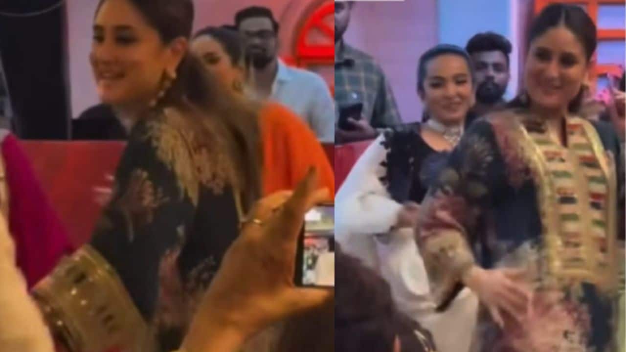Kareena Kapoor dances to her song Tareefan at cousin Aadar Jain’s mehendi ceremony