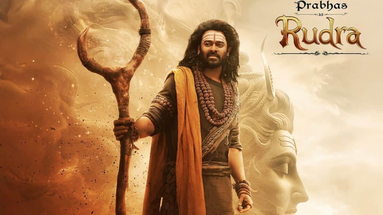 In Kannappa, Prabhas will be seen as Rudra – sporting long hair, rudraksha mala, and Chandan tika. He is a true form of Lord Shiva.