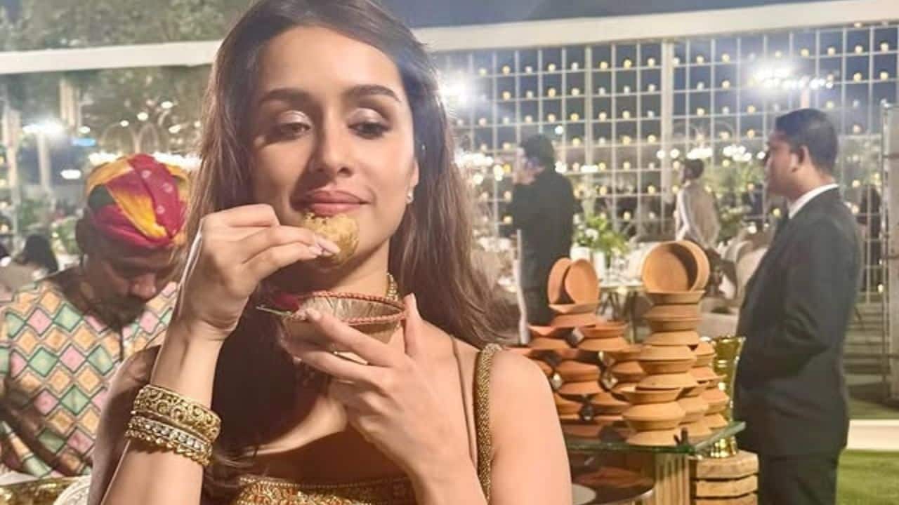 Shraddha Kapoor shows her love for 'unlimited panipuris' at a wedding in Ahmedabad, see pics