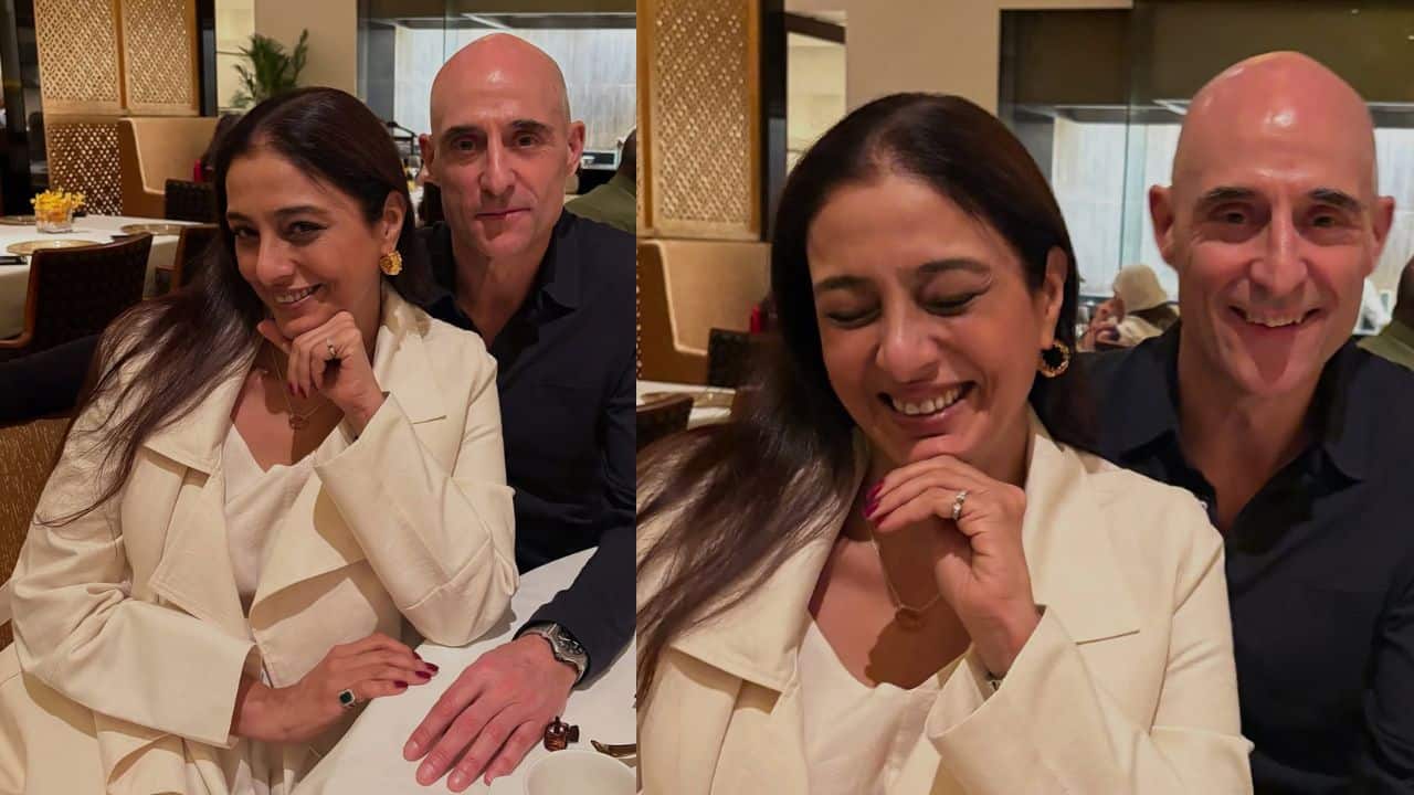 Tabu reunites with Dune: Prophecy co-star Mark Strong during his India visit, latter calls himself her 'biggest fan'