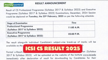ICSI CS Result 2025