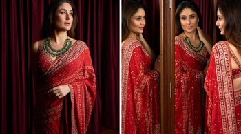 Kareena Kapoor Khan revives maximalism in a regal red and gold ...