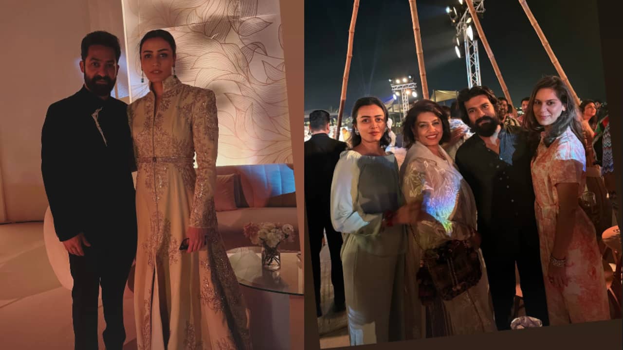 Jr NTR with his wife in DUbai