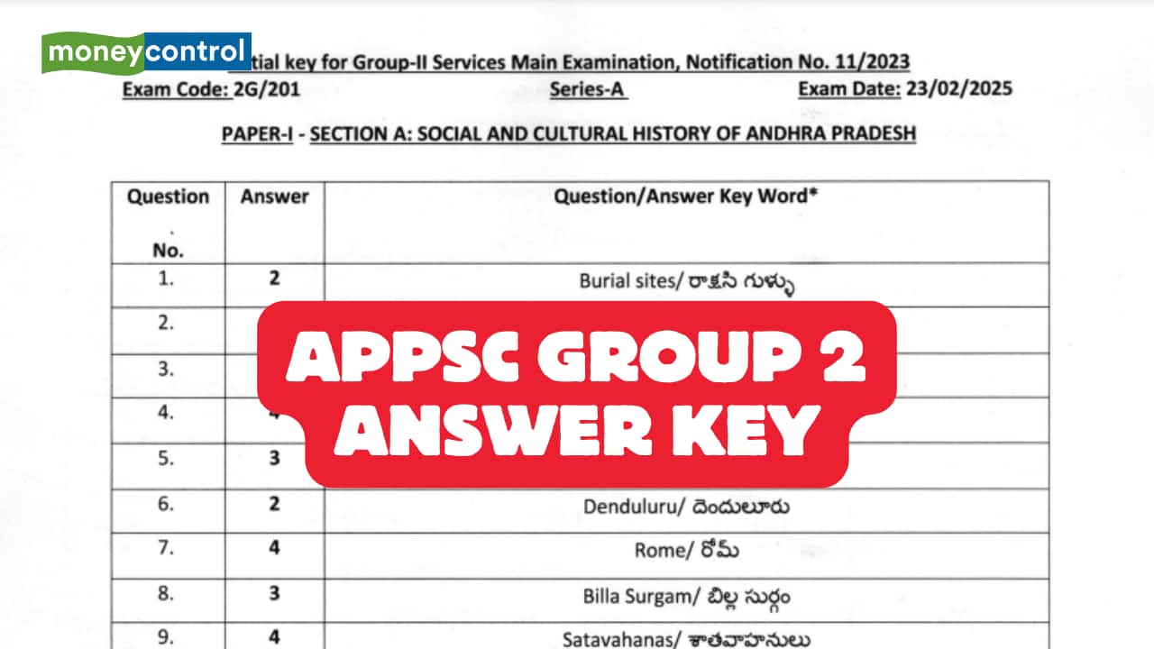 APPSC Group 2 Answer Key 2025 released @ psc.ap.gov.in, objection window opens tomorrow