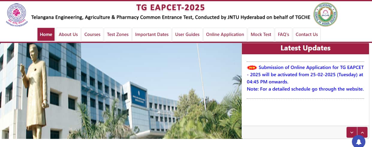 TS EAMCET 2025 registration postponed, application process begins on March 1