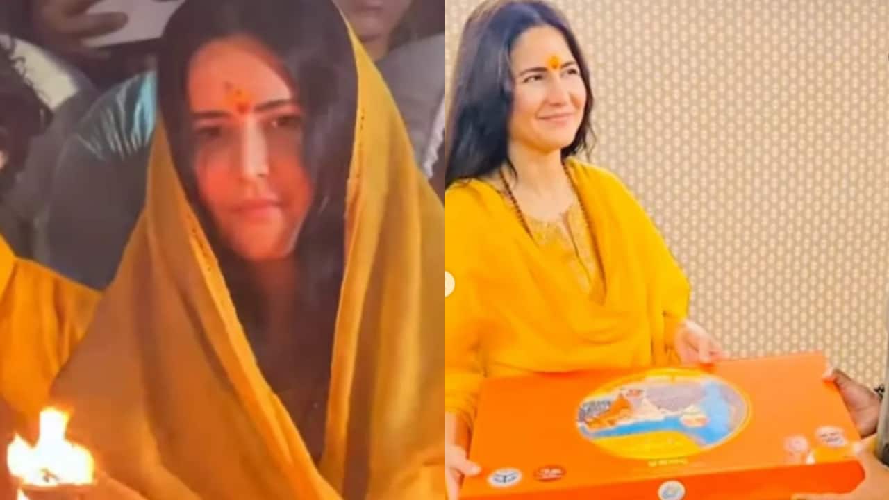 Katrina Kaif distributes 'prasad', performs Ganga Arti at Prayagraj Maha Kumbh, watch video