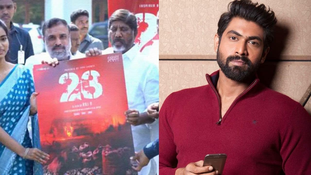 Rana Daggubati supports new project 23, Telangana Deputy CM Bhatti Vikramarka reveals first look