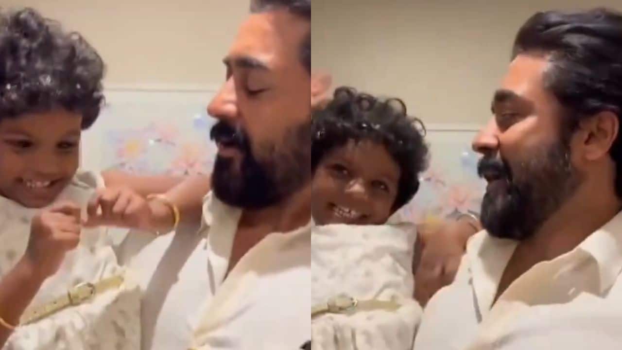 Suriya’s adorable interaction with a young fan leaves netizens in awe, actor says, "I love you, darling. God bless..."